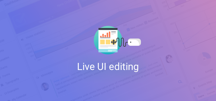 Creating Apps with Live UI Editing using Webix AbsLayout