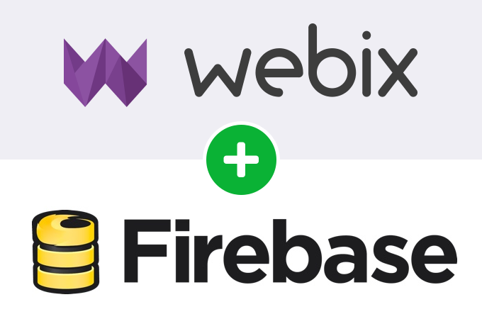 Firebase adapter for Webix UI