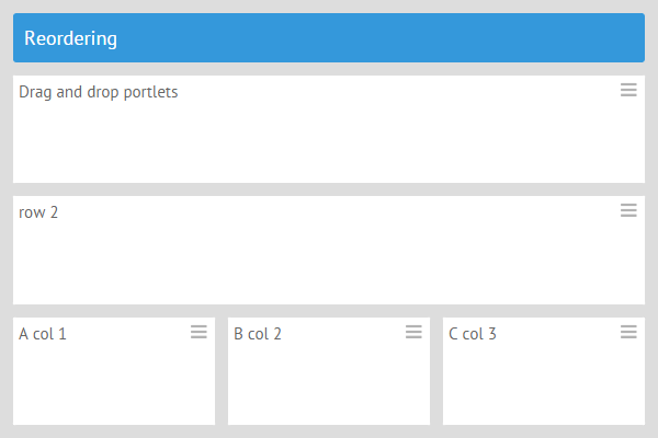 webix portlet