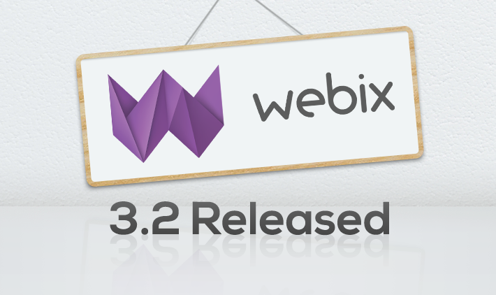 Webix 3.2 released