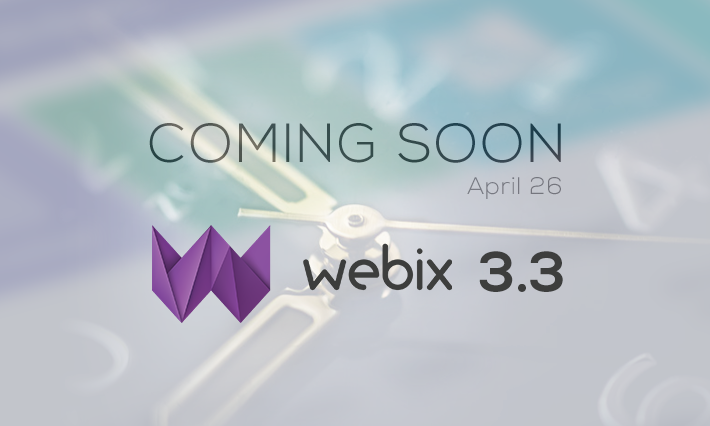 Webix 3 3 release