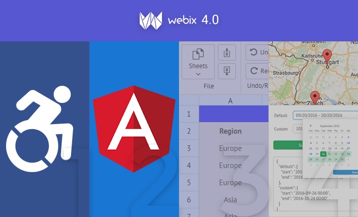 Webix 4.0 release