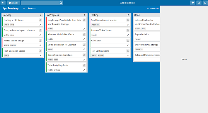 trello kanban board for alternatives to trello with webix