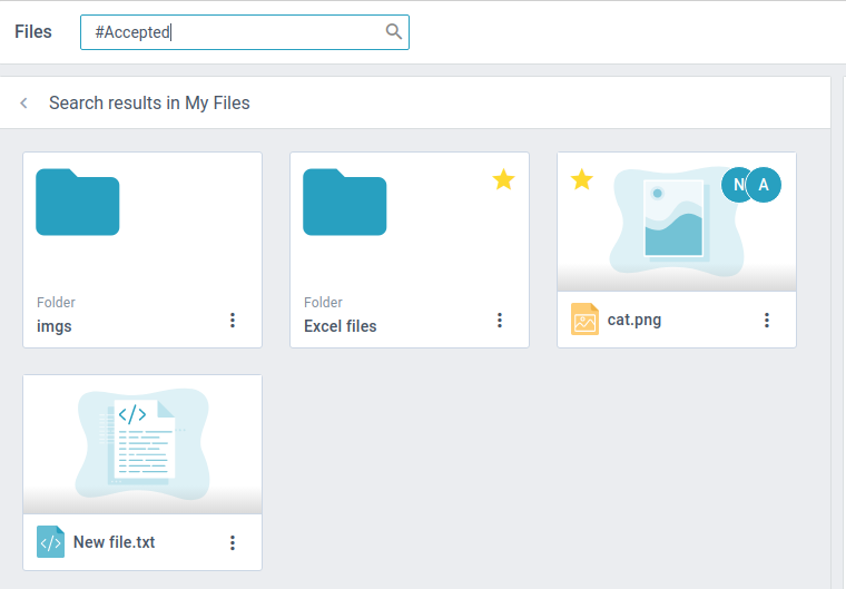 Document Manager assigning tags to files