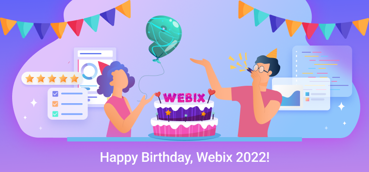 Happy Birthday, Webix!