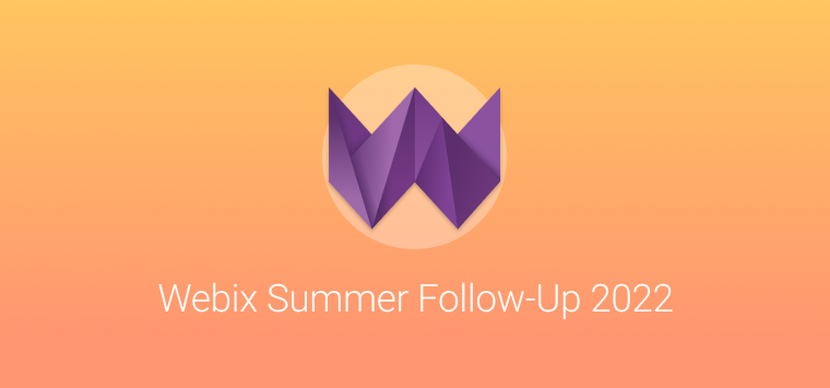 webix summer follow up