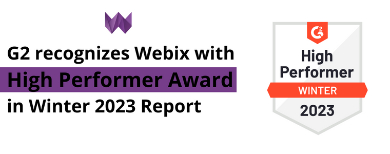 high performer award webix
