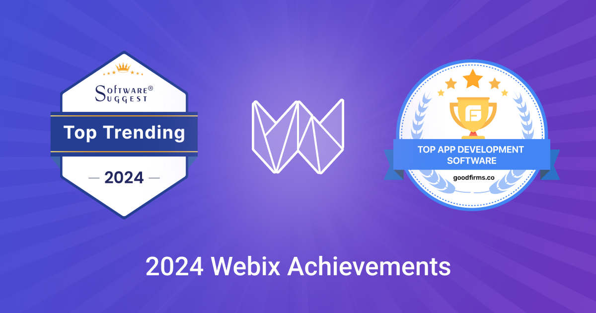 Webix Recognized as a Leading App Development Software Solution in 2024