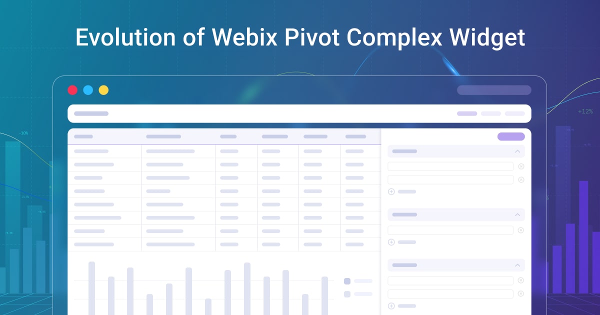 Evolution of Webix JavaScript Pivot: From 8.4 to 10.3 - Webix Blog