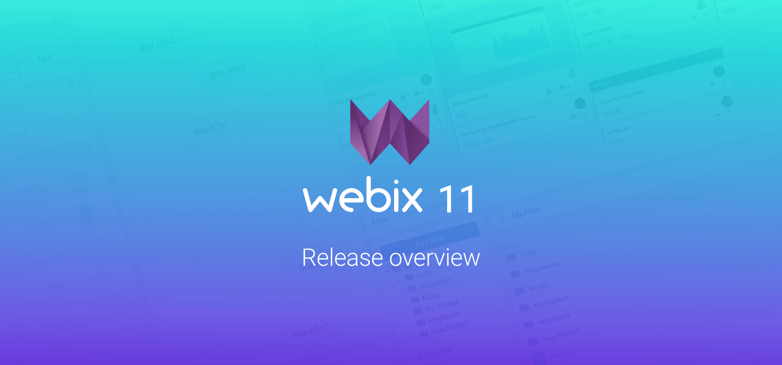 Webix 11 Release overview