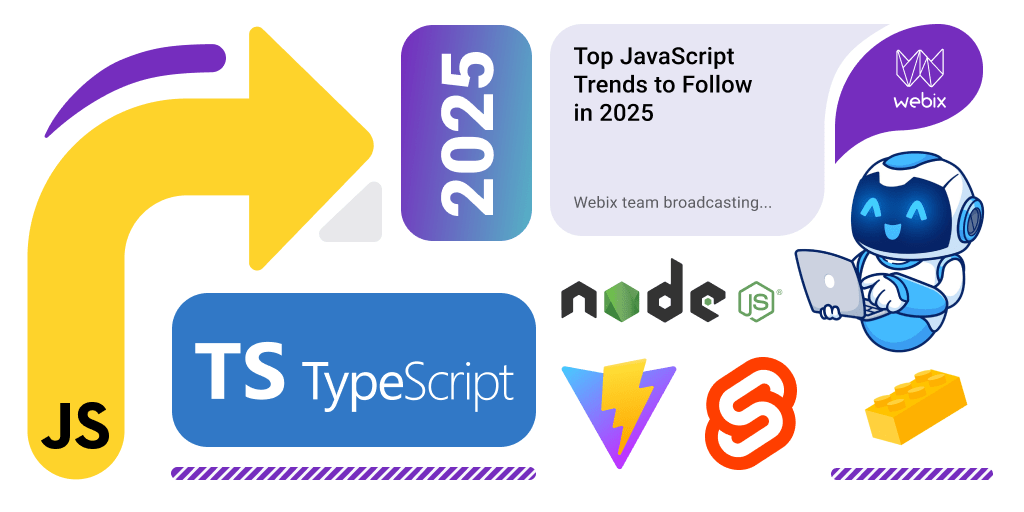 Top 10 JavaScript trends in 2025 to follow according to the Webix team