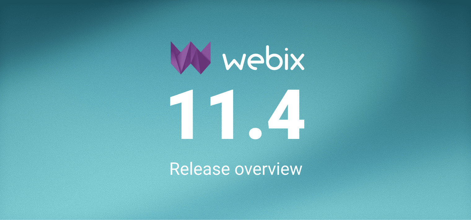Webix JS UI Library 11.4 Release